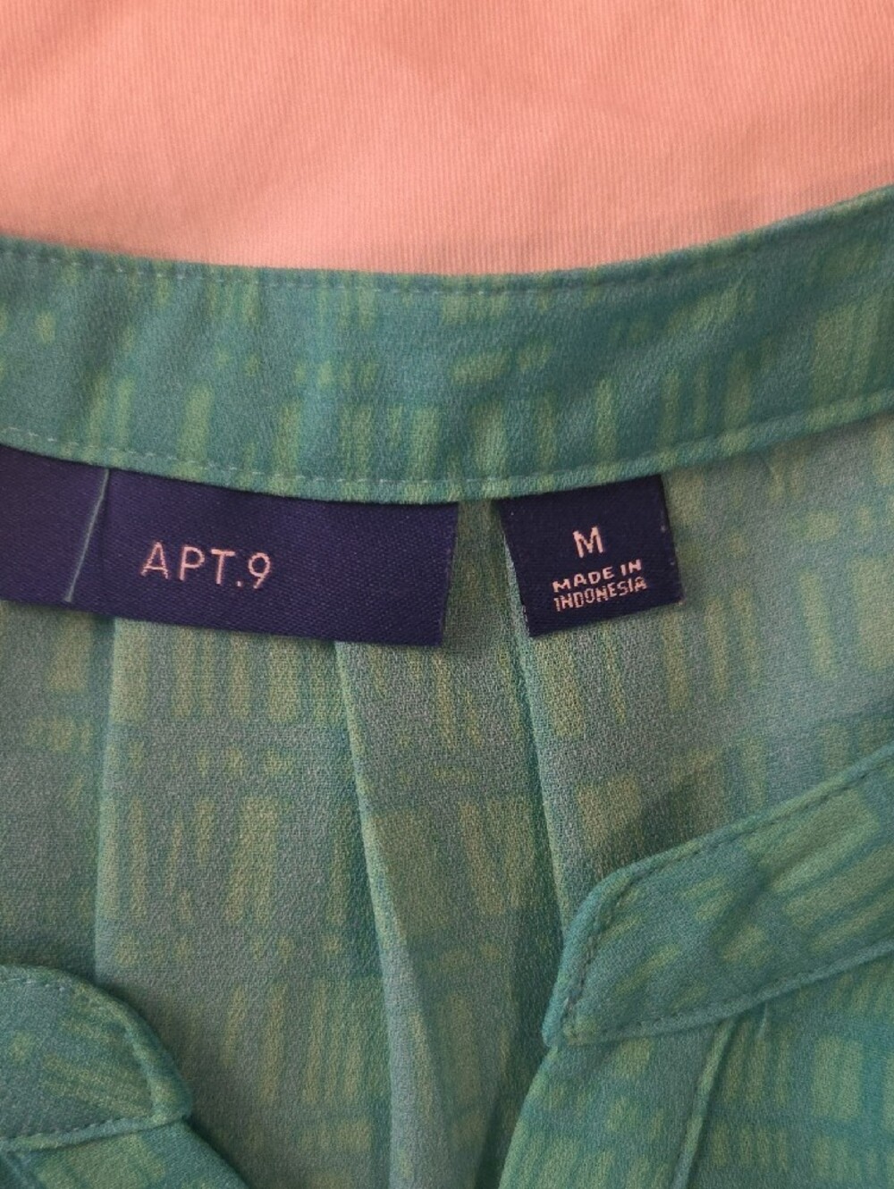 Apt. 9 Turquoise Sleeveless Button-Front Camisole - Picture 6 of 8